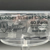 Diamond Protector Black Rubber Wheel Chocks - 40 Pack - Premium  from Diamond Protector - Shop now at Diamond Protector