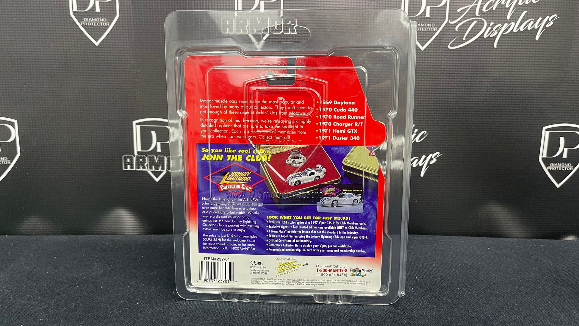 Johnny Lightning Wide Card 2.0 Protector - Premium  from Diamond Protector - Shop now at Diamond Protector