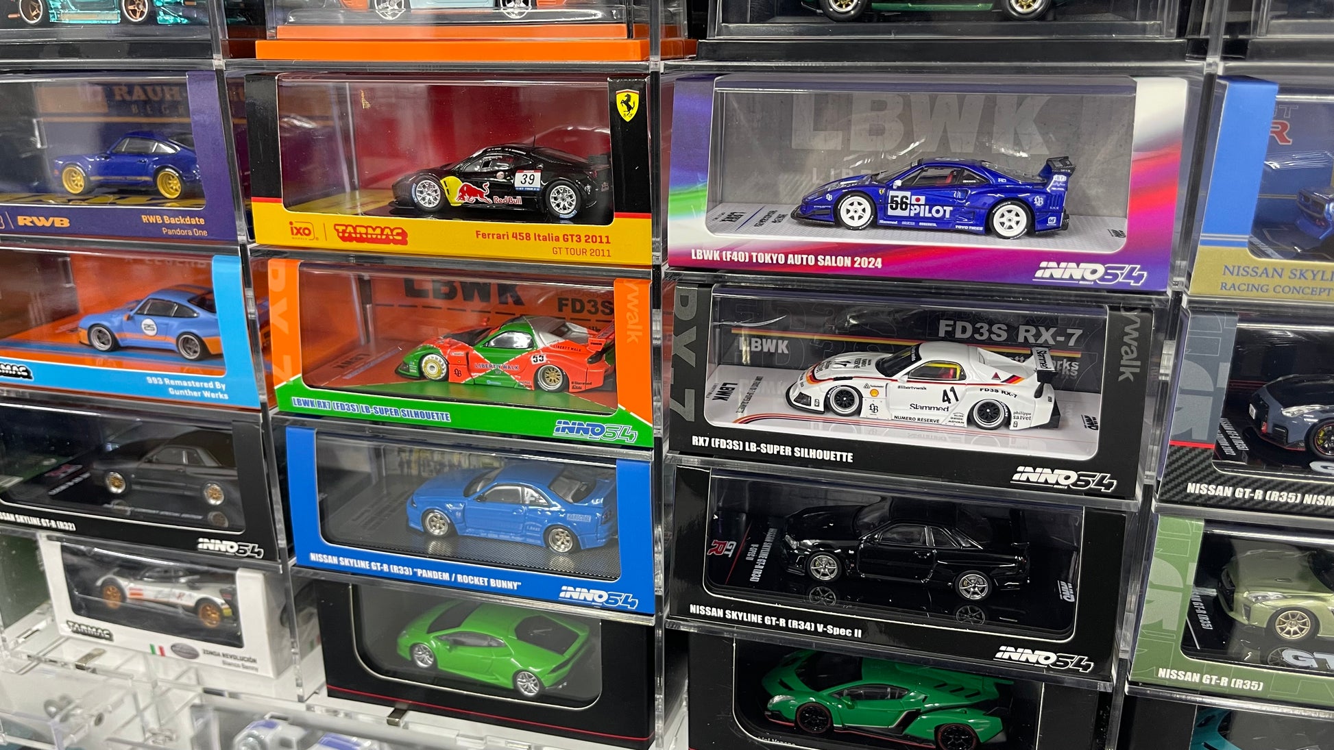 32 Slot Acrylic Wall Display (AD-32) - Premium  from Diamond Protector - Shop now at Diamond Protector