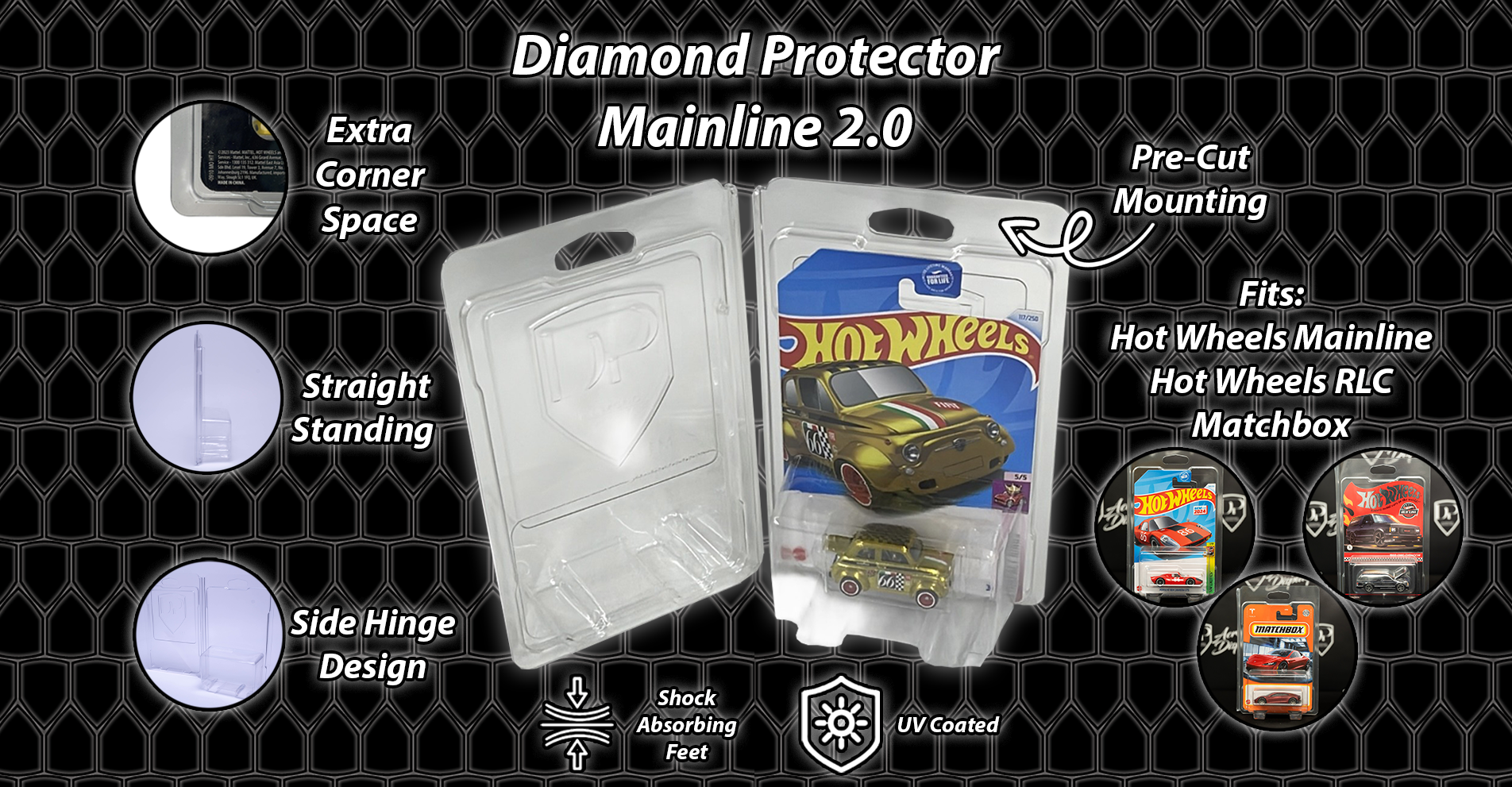 Hot Wheels Mainline/RLC 2.0 Protector - Premium  from Diamond Protector - Shop now at Diamond Protector