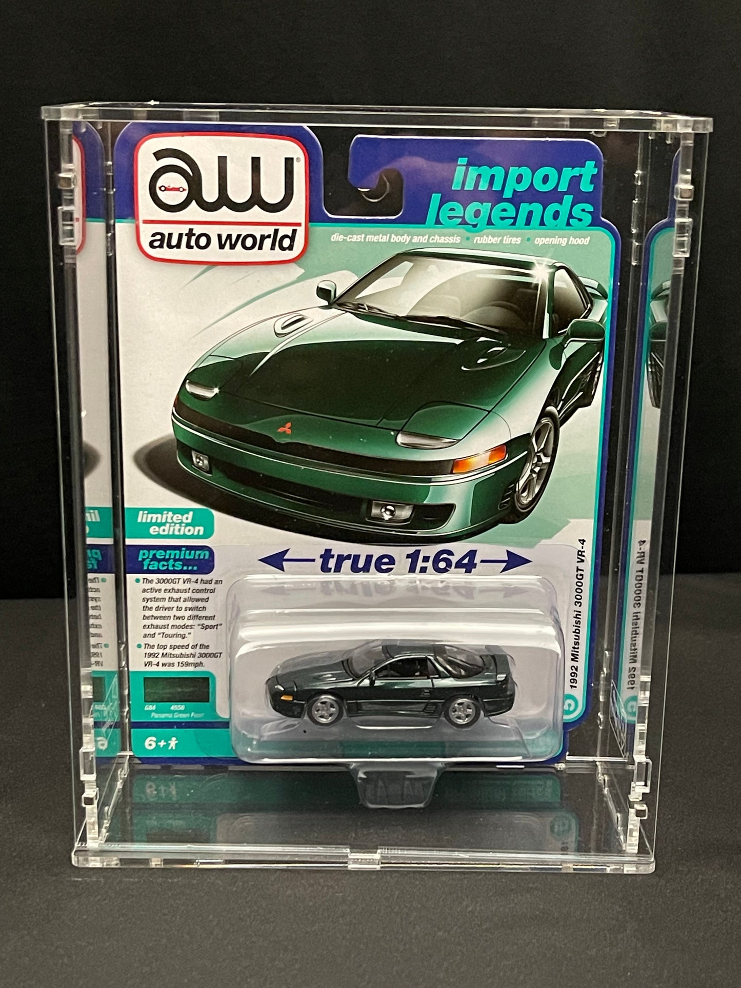 NEW Johnny Lightning/Autoworld/MiniGT Acrylic Display 2 Pack (JL-1) - Premium  from Diamond Protector - Shop now at Diamond Protector