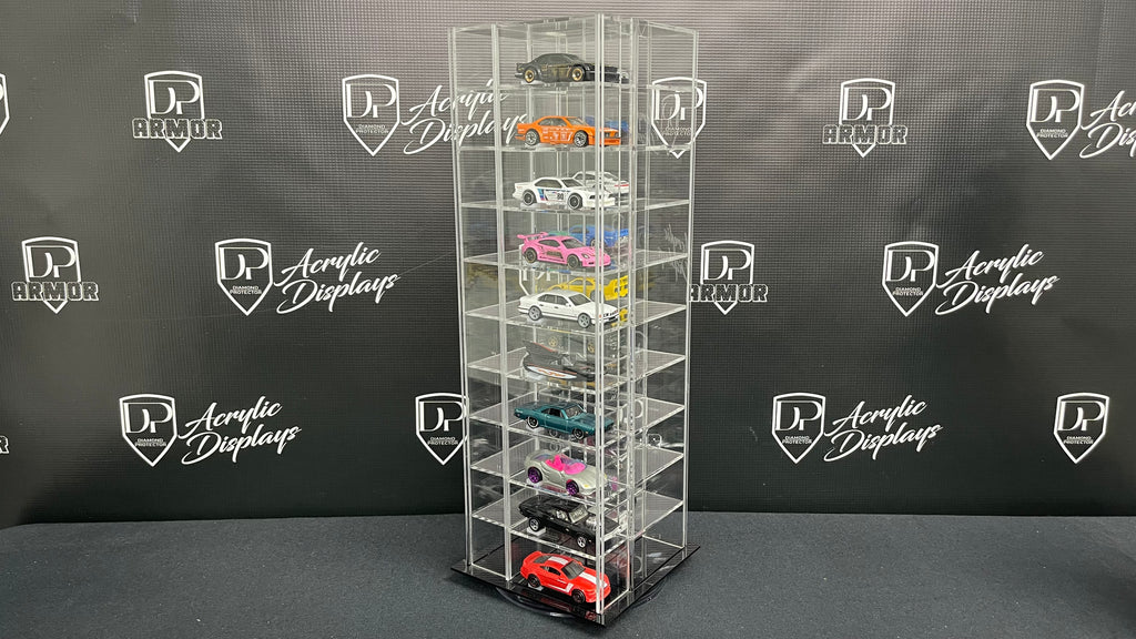 40-Car Spinning Acrylic Display -  Shop now at Diamond Protector