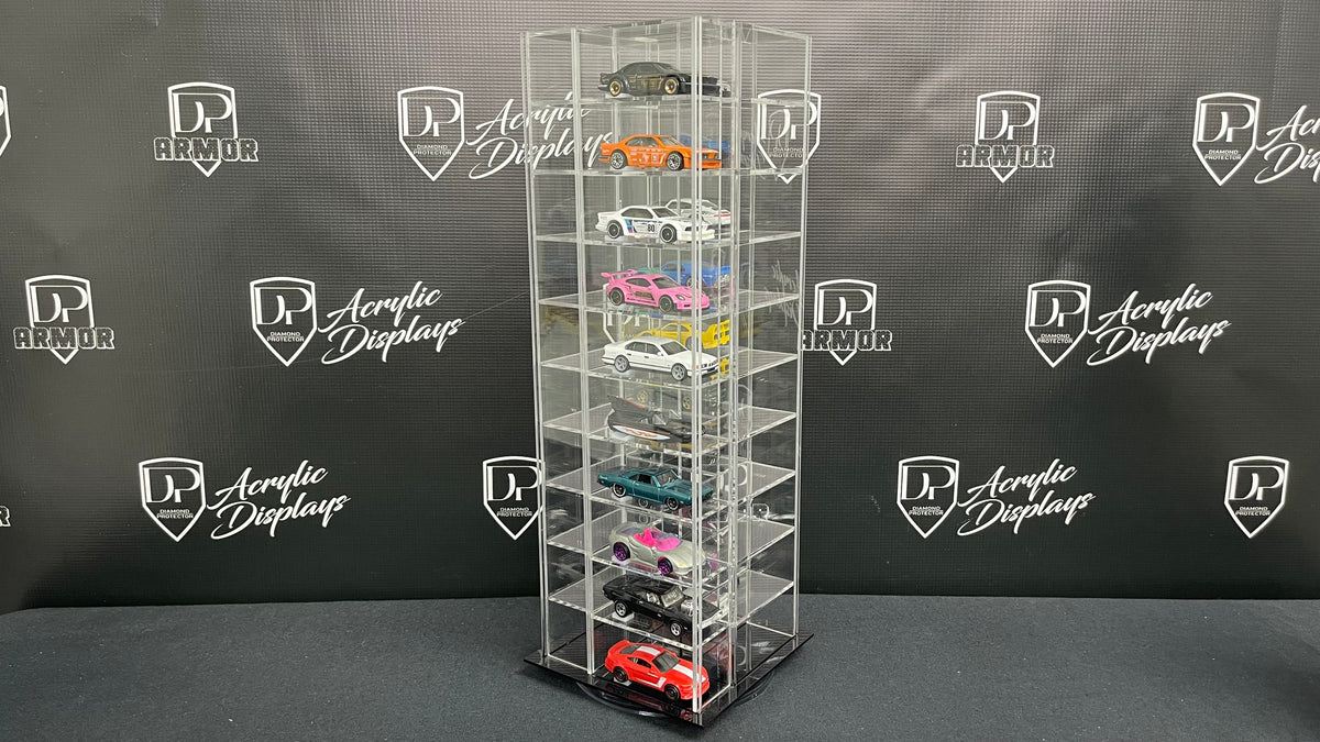 40-Car Spinning Acrylic Display -  Shop now at Diamond Protector