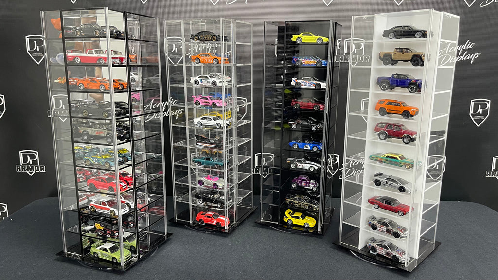 40-Car Spinning Acrylic Display -  Shop now at Diamond Protector