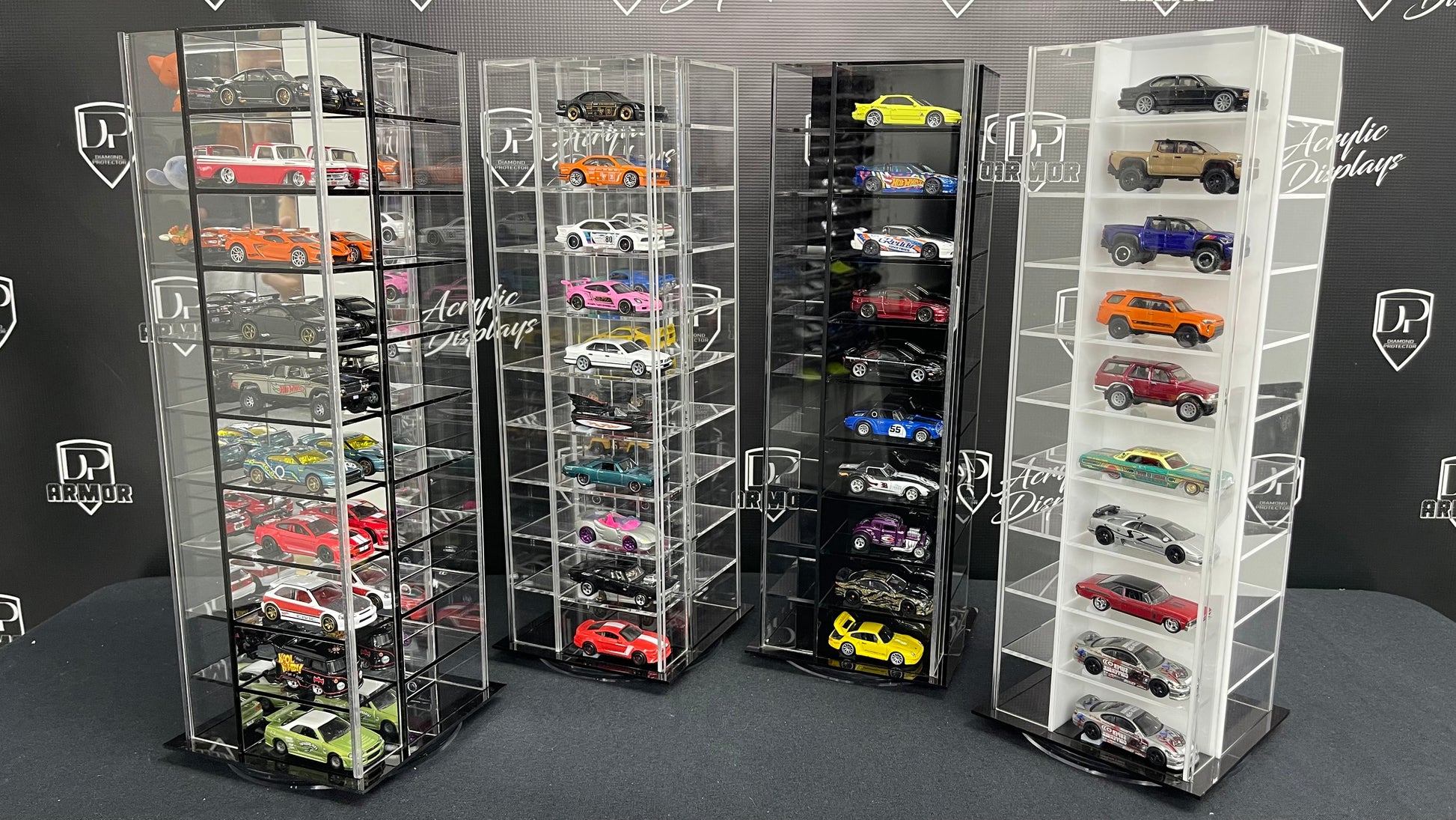 40-Car Spinning Acrylic Display -  Shop now at Diamond Protector
