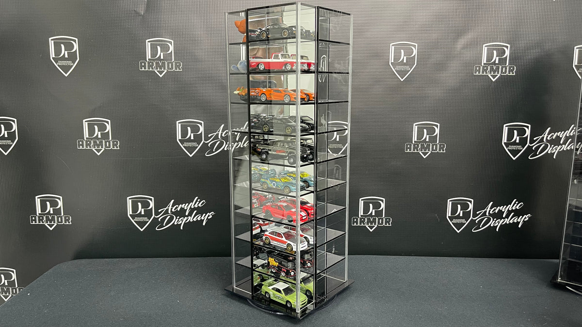 40-Car Spinning Acrylic Display -  Shop now at Diamond Protector