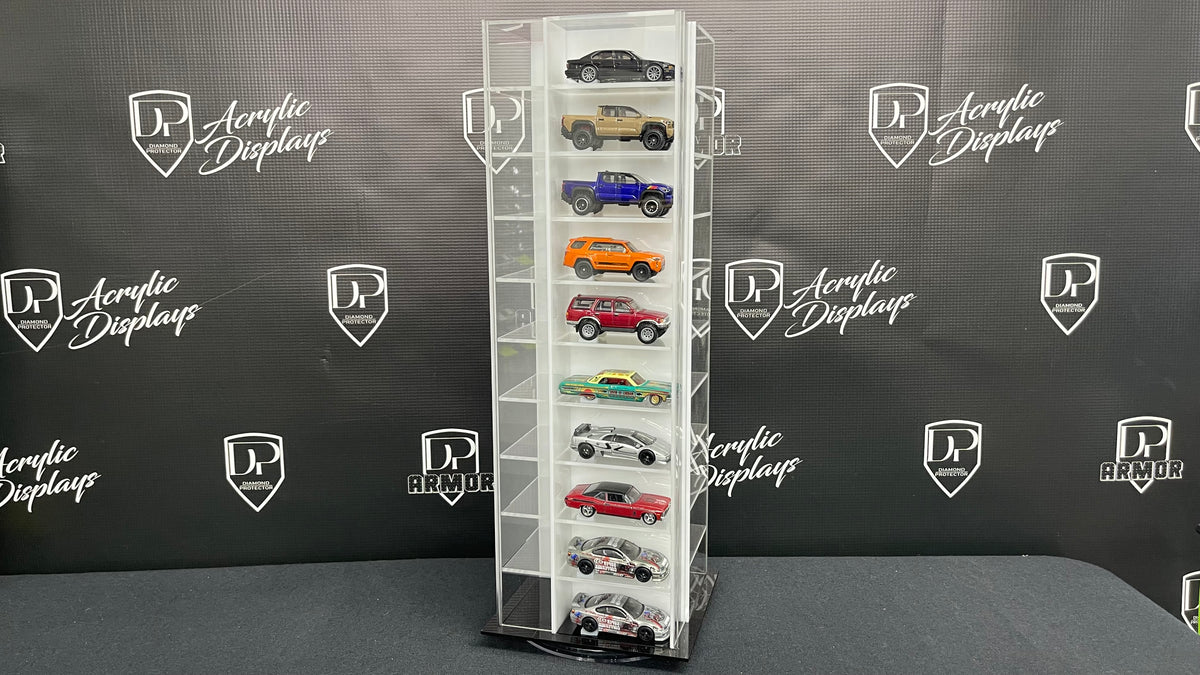 40-Car Spinning Acrylic Display -  Shop now at Diamond Protector