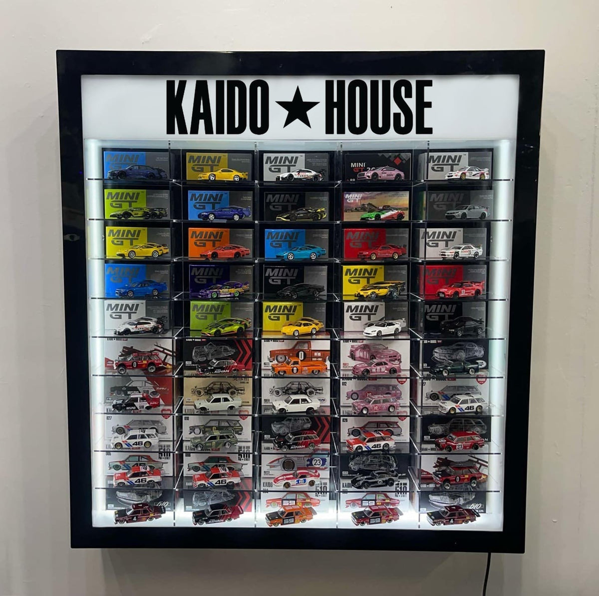 50 Car LED Wall Mount Display -  Shop now at Diamond Protector