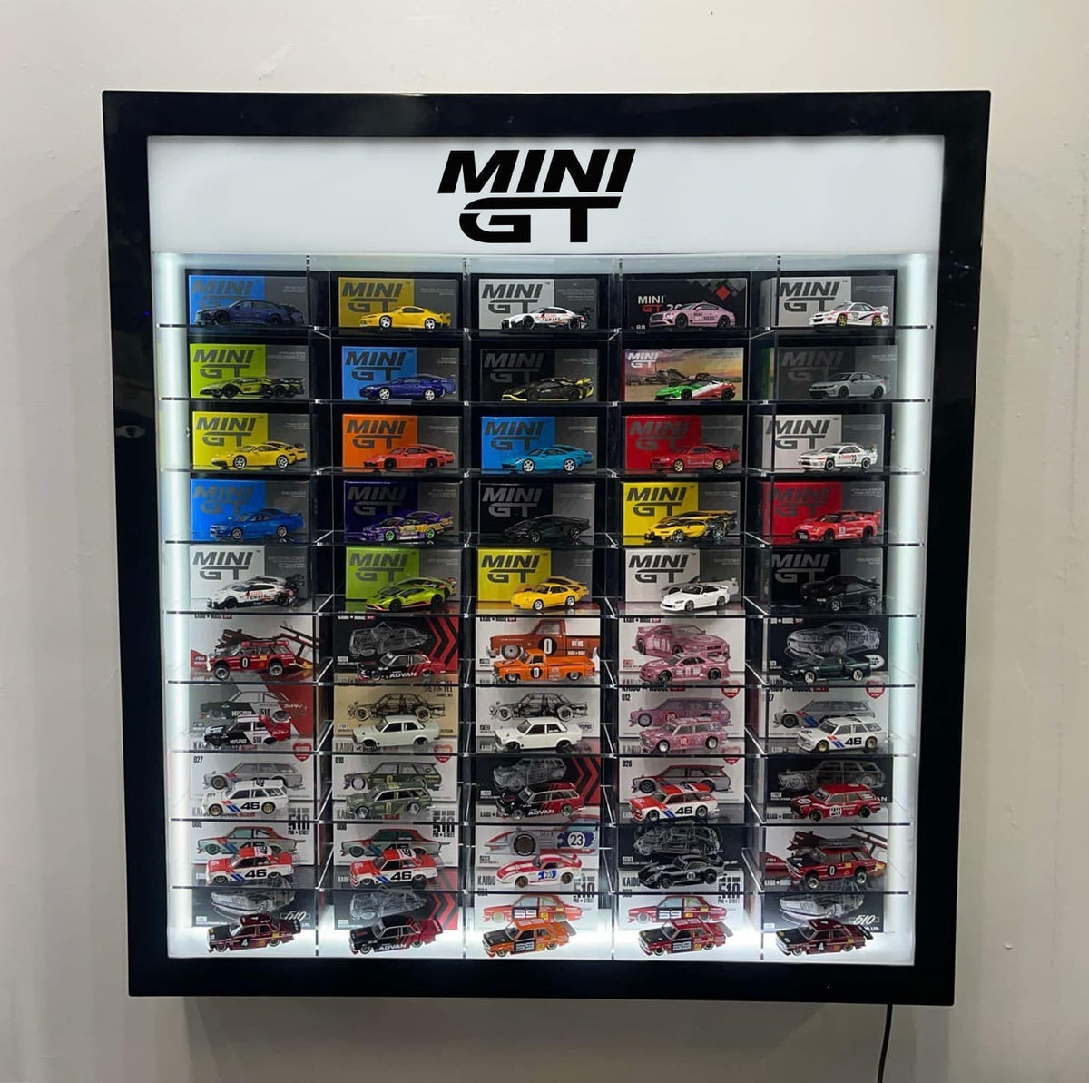 50 Car LED Wall Mount Display -  Shop now at Diamond Protector