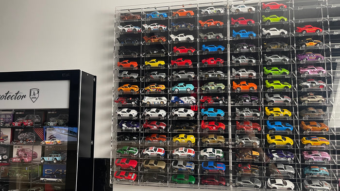 56 Car Slanted Wall Mount Display -  Shop now at Diamond Protector