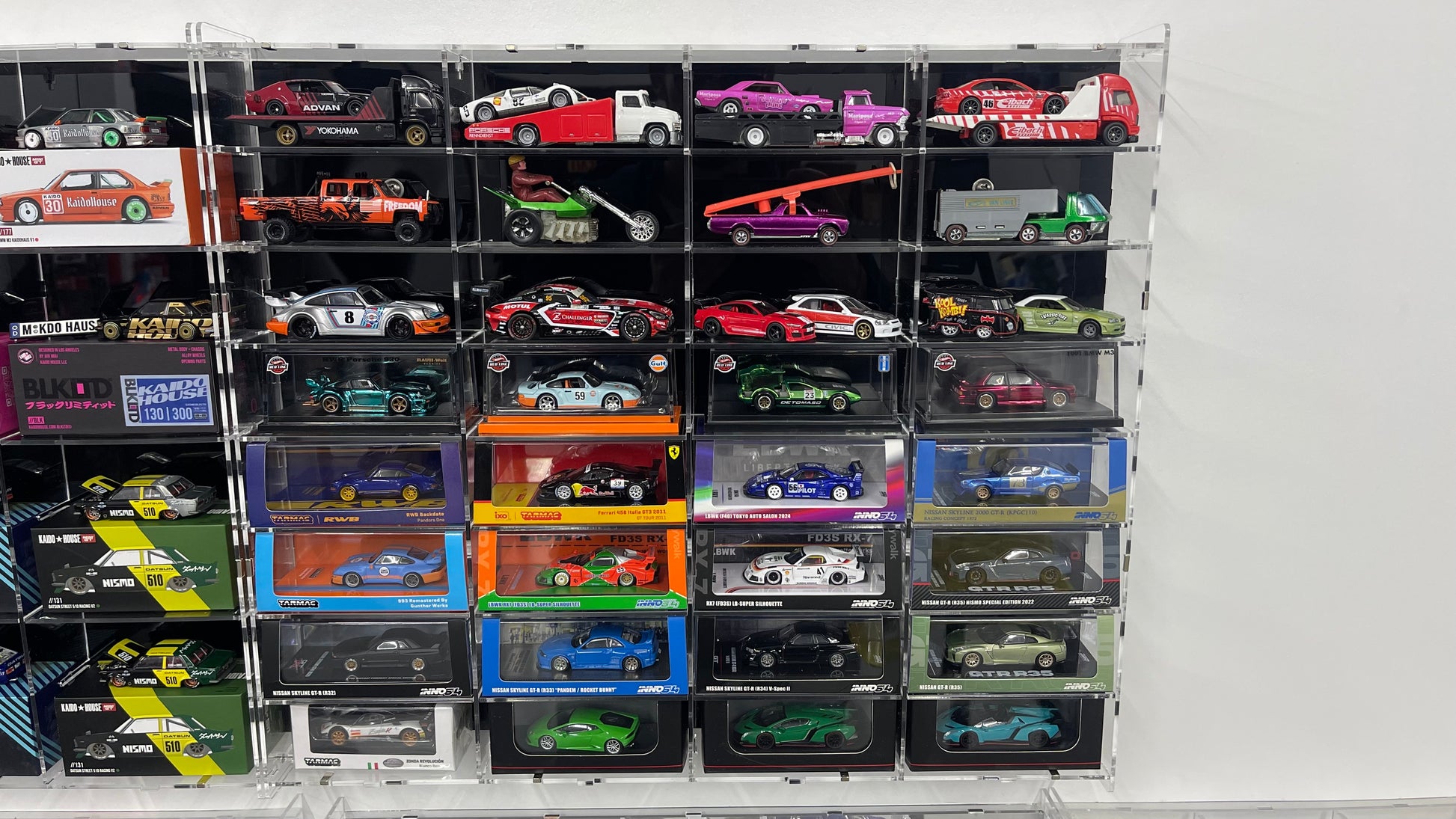 32 Slot Acrylic Wall Display (AD-32) - Premium  from Diamond Protector - Shop now at Diamond Protector