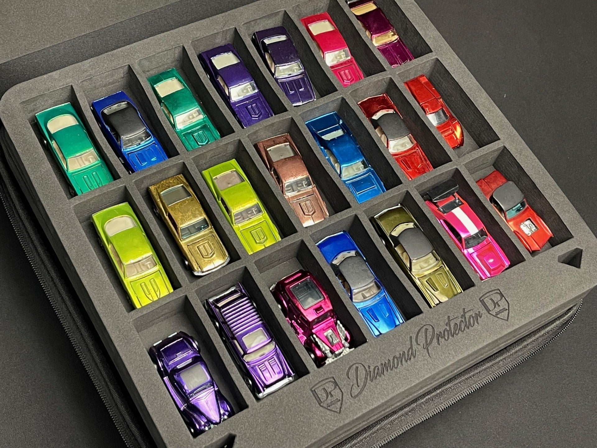 84 Car Carry Case - 4 (21 Car) Foam Trays - Premium  from Diamond Protector - Shop now at Diamond Protector