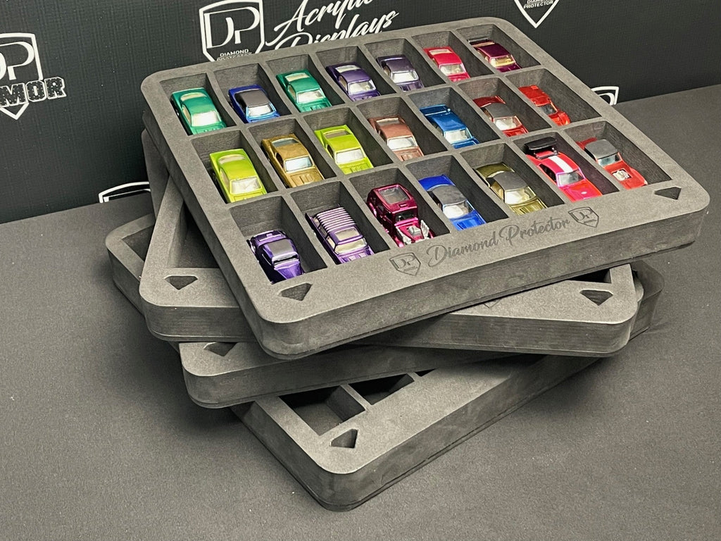 84 Car Carry Case - 4 (21 Car) Foam Trays - Premium  from Diamond Protector - Shop now at Diamond Protector
