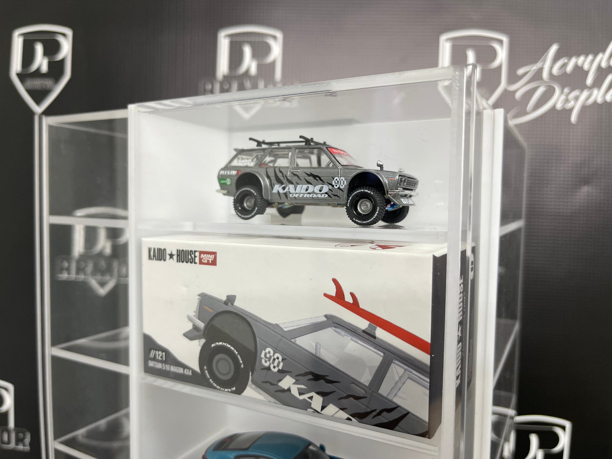 Kaido House/Mini GT Spinning Acrylic Display - Premium  from Diamond Protector - Shop now at Diamond Protector