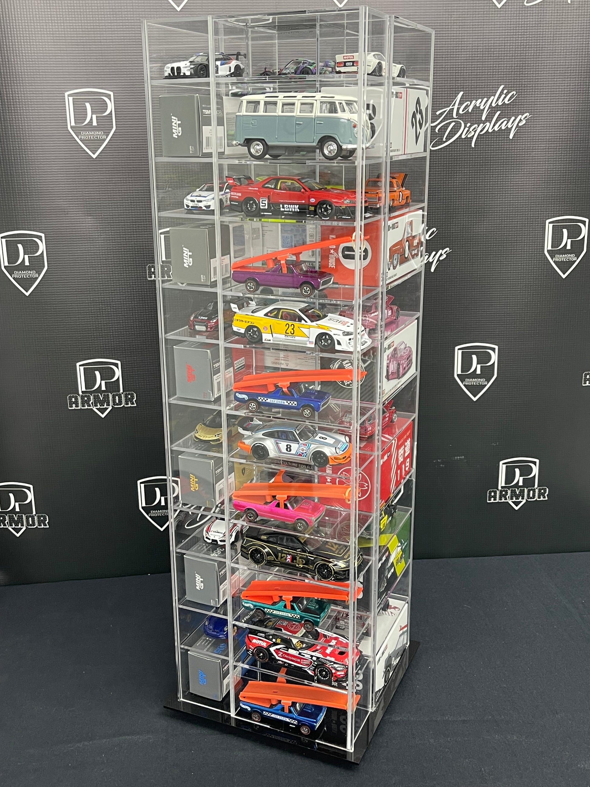 Kaido House/Mini GT Spinning Acrylic Display - Premium  from Diamond Protector - Shop now at Diamond Protector