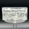 Diamond Protector Clear Rubber Wheel Chocks - 40 Pack - Premium  from Diamond Protector - Shop now at Diamond Protector