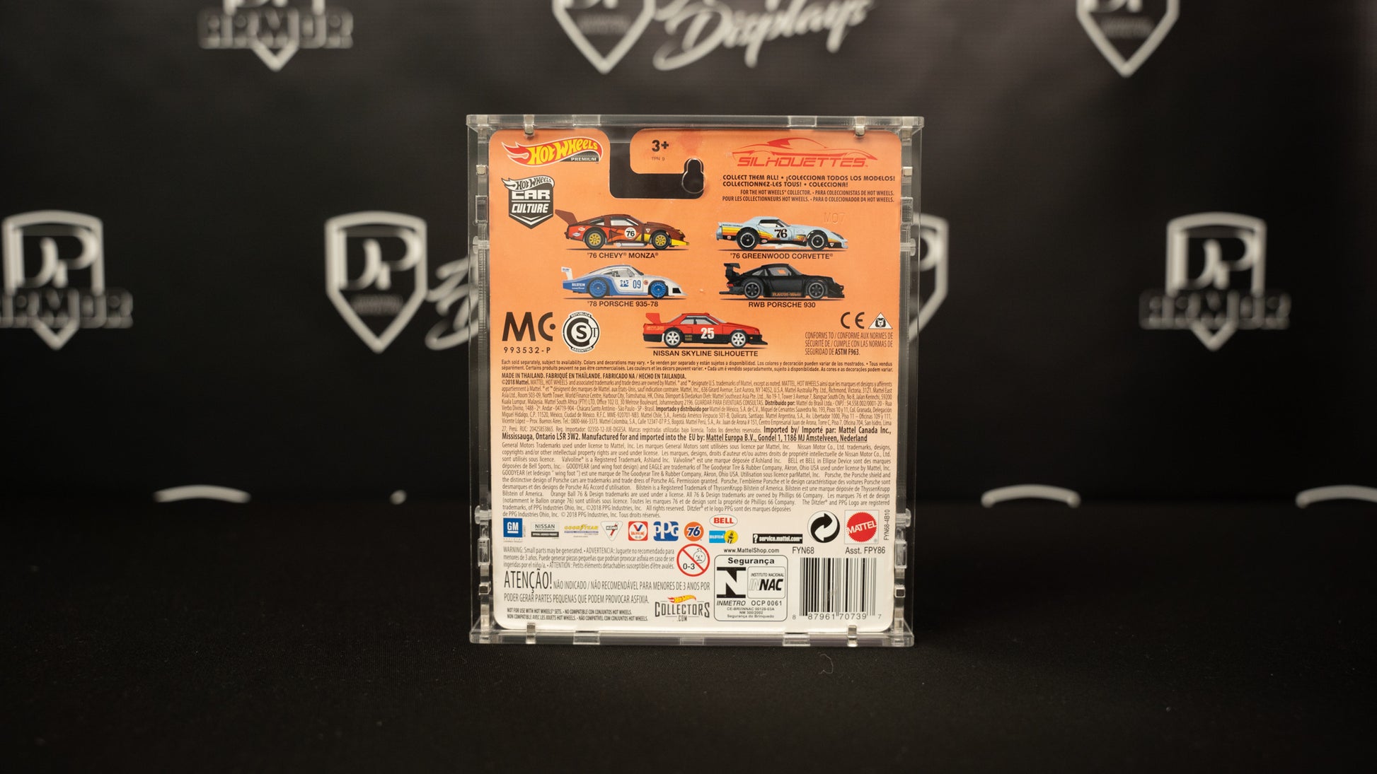 Hot Wheels Premium Single Car Acrylic Display 2 Pack (WC-1) - Premium  from Diamond Protector - Shop now at Diamond Protector