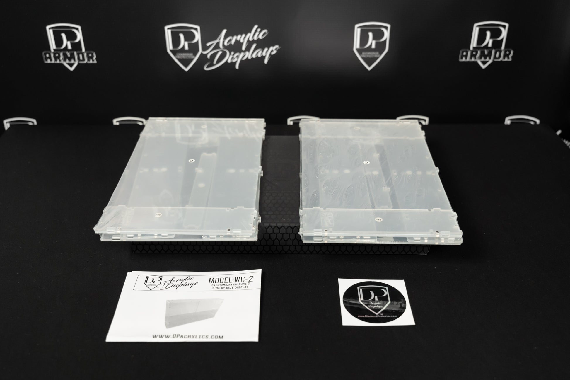 Hot Wheels Premium 2-Car Acrylic Display 2 Pack (WC-2) - Premium  from Diamond Protector - Shop now at Diamond Protector