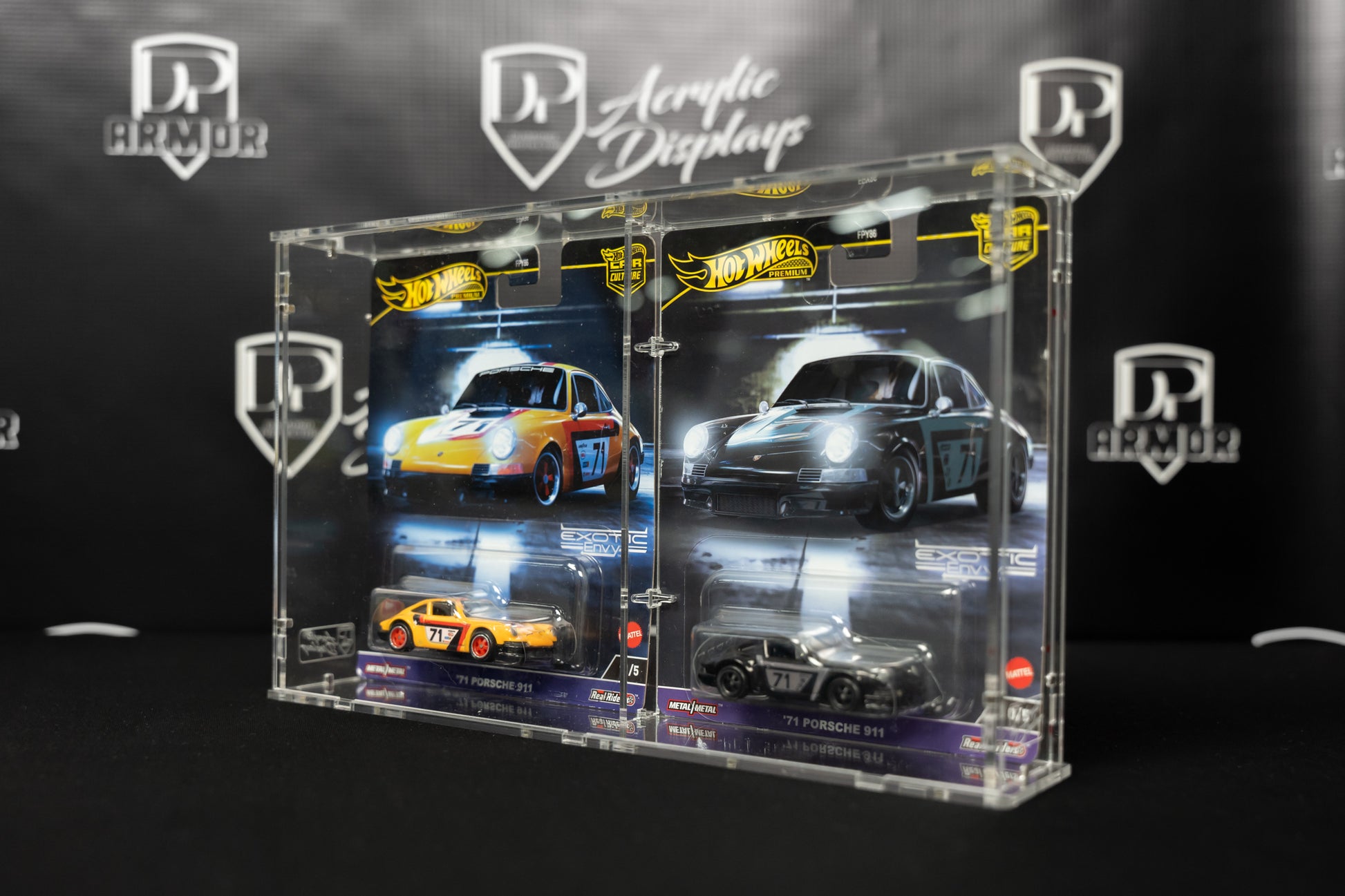 Hot Wheels Premium 2-Car Acrylic Display 2 Pack (WC-2) - Premium  from Diamond Protector - Shop now at Diamond Protector