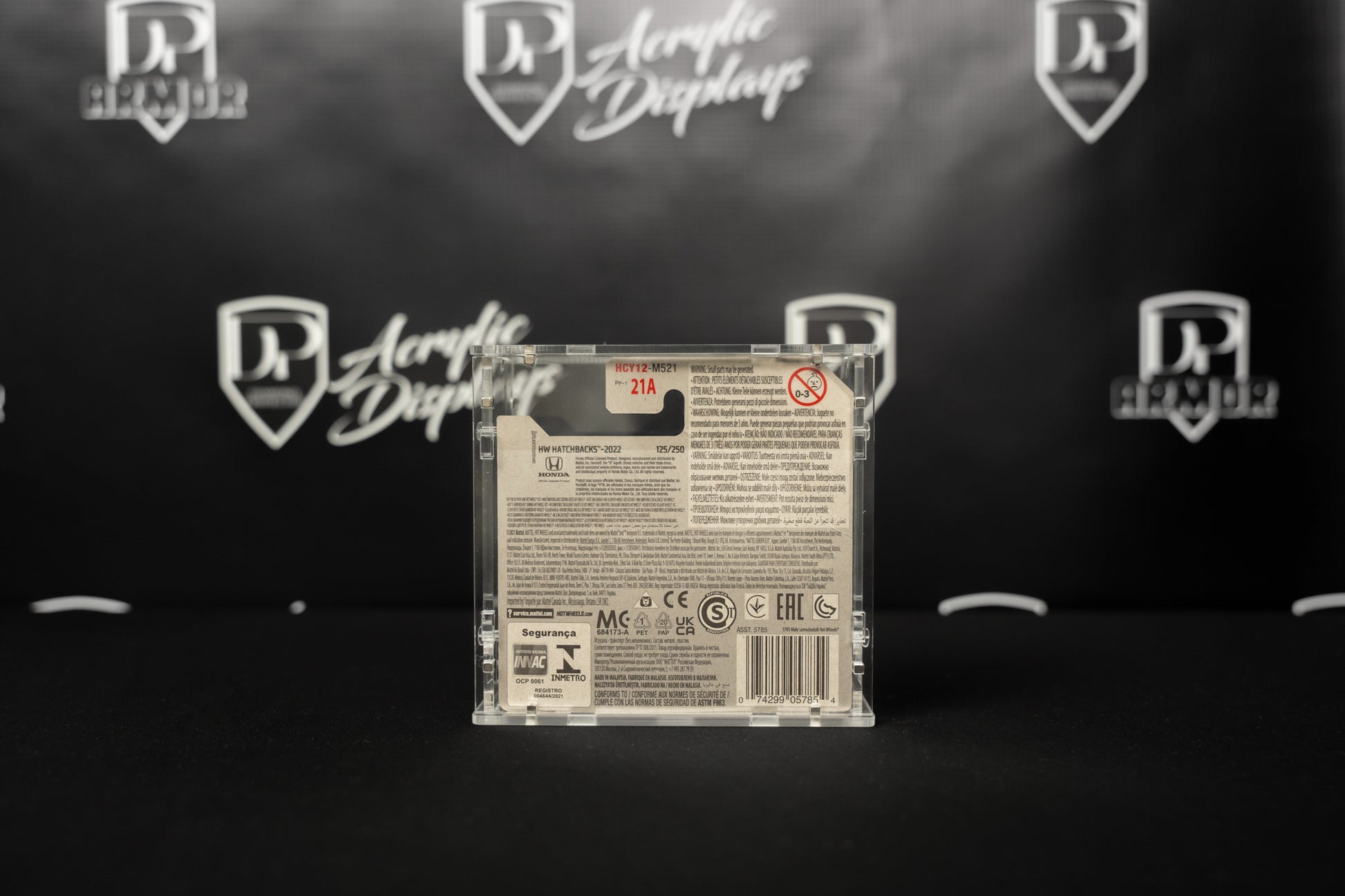 Hot Wheels Short Card Acrylic Display 2 Pack (SC-1) - Premium  from Diamond Protector - Shop now at Diamond Protector