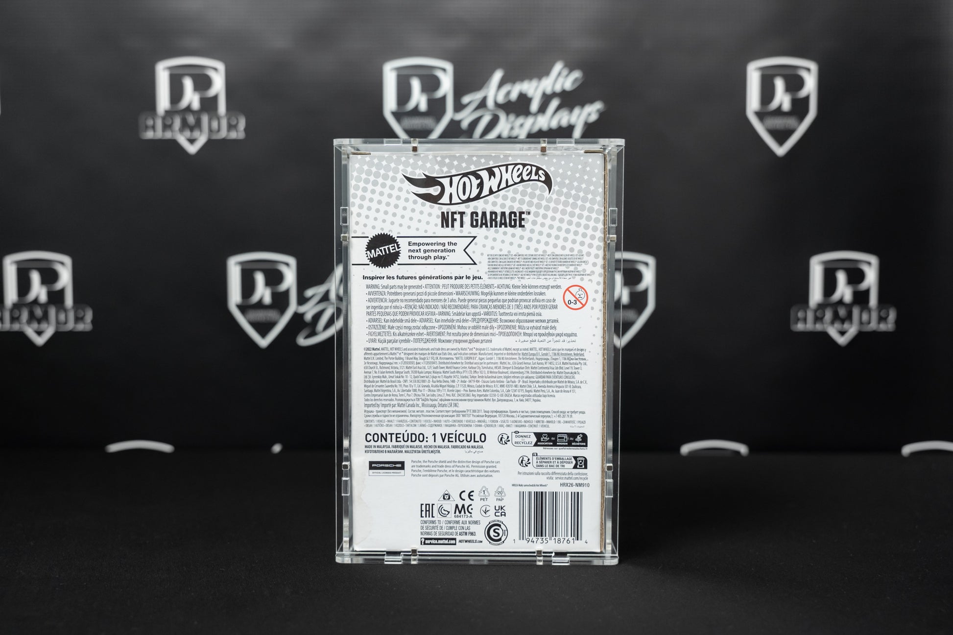 Hot Wheels NFT Acrylic Display (NFT-1) - Premium  from Diamond Protector - Shop now at Diamond Protector