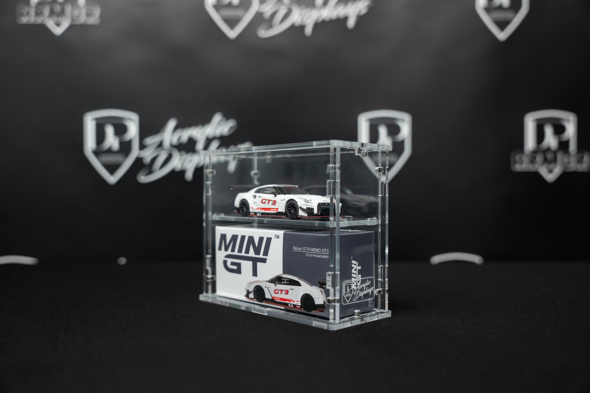 Mini GT 2-Tier Acrylic Display 2 Pack (MGT-1) - Premium  from Diamond Protector - Shop now at Diamond Protector