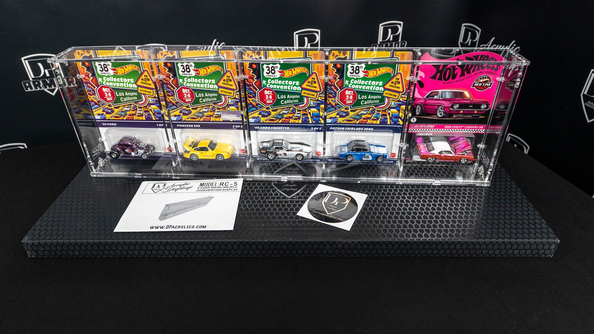 Hot Wheels/RLC 5-Car Acrylic Display (RC-5) - Premium  from Diamond Protector - Shop now at Diamond Protector