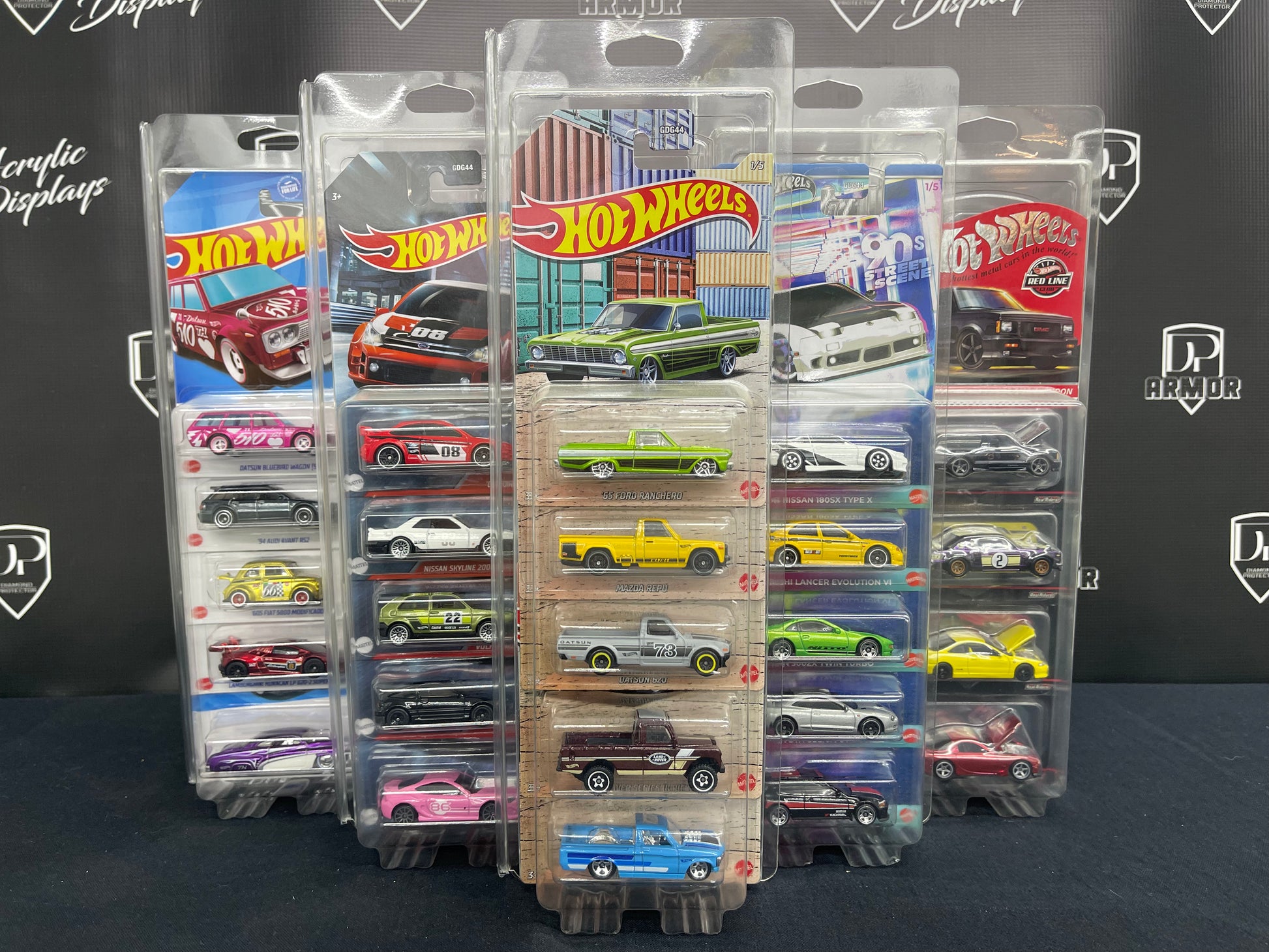 Hot Wheels Mainline/RLC 5 Pack Protector - Premium  from Diamond Protector - Shop now at Diamond Protector
