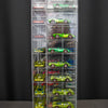 40-Car Spinning Acrylic Display Retailer Case - Clear Back - Premium  from Diamond Protector - Shop now at Diamond Protector