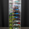 40-Car Spinning Acrylic Display Retailer Case - Clear Back - Premium  from Diamond Protector - Shop now at Diamond Protector