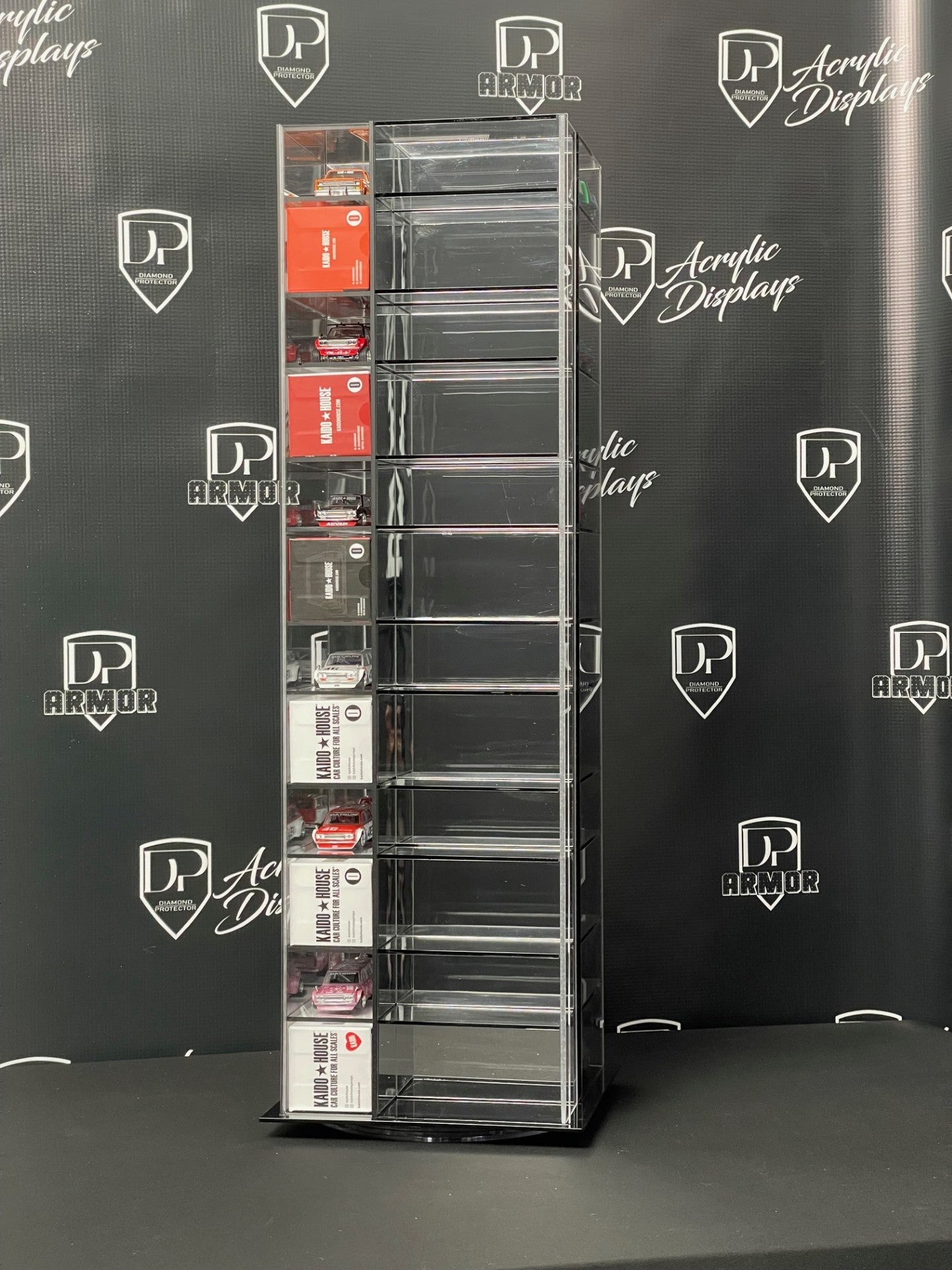 Kaido House/Mini GT Spinning Acrylic Display - Premium  from Diamond Protector - Shop now at Diamond Protector