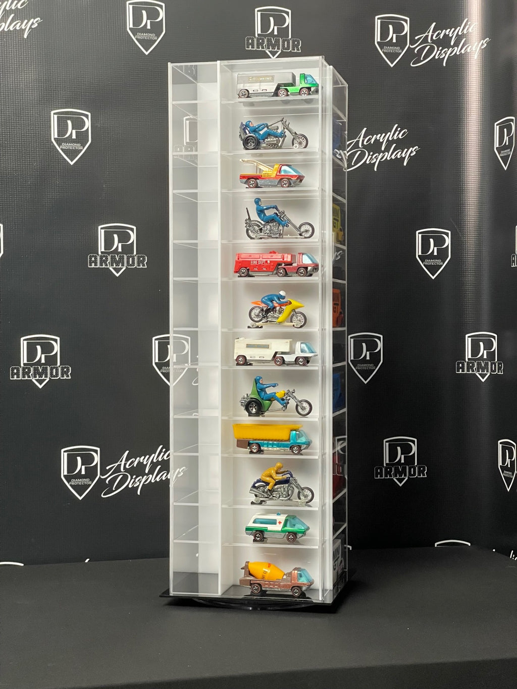 Kaido House/Mini GT Spinning Acrylic Display - Premium  from Diamond Protector - Shop now at Diamond Protector