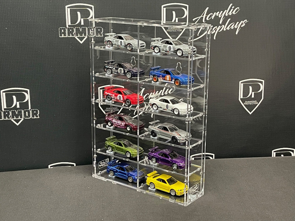 12-Car Acrylic Display (L-2*6) - Premium  from Diamond Protector - Shop now at Diamond Protector