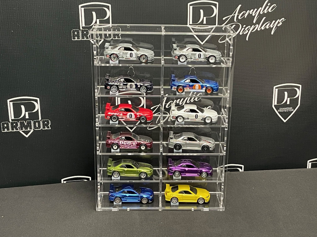 12-Car Acrylic Display (L-2*6) - Premium  from Diamond Protector - Shop now at Diamond Protector