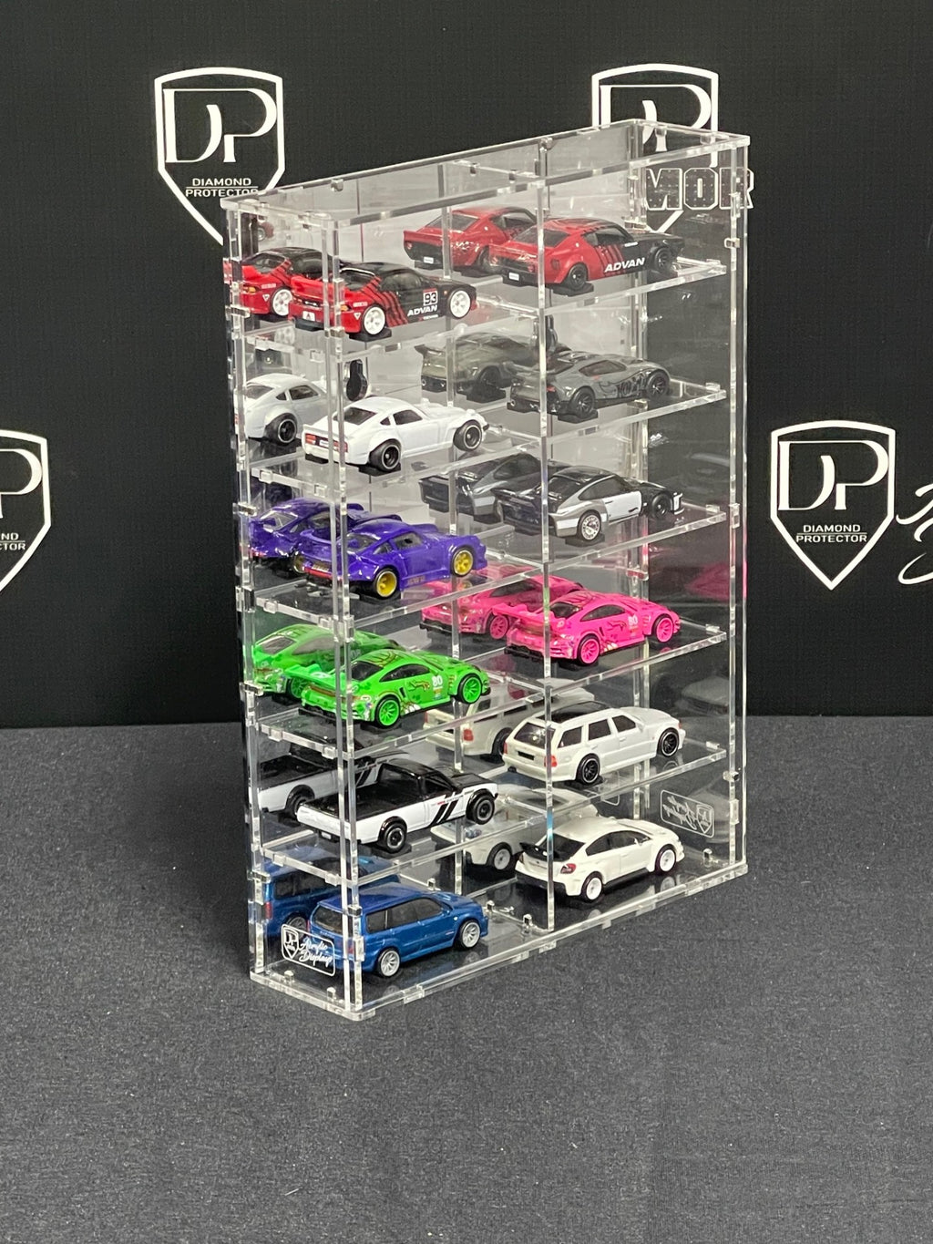 12-Car Acrylic Display (L-2*6) - Premium  from Diamond Protector - Shop now at Diamond Protector