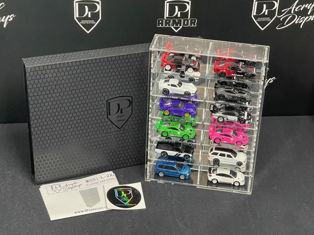 12-Car Acrylic Display (L-2*6) - Premium  from Diamond Protector - Shop now at Diamond Protector