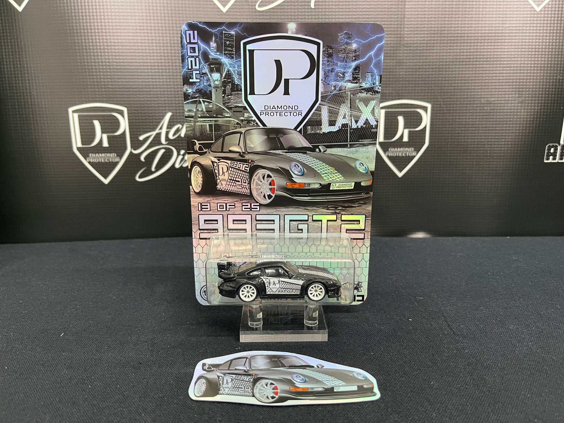 Diamond Protector x Nuclear Mindz Design – Hot Wheels Porsche 993 GT2 – LA Convention 2024 Exclusive - Premium  from Diamond Protector - Shop now at Diamond Protector