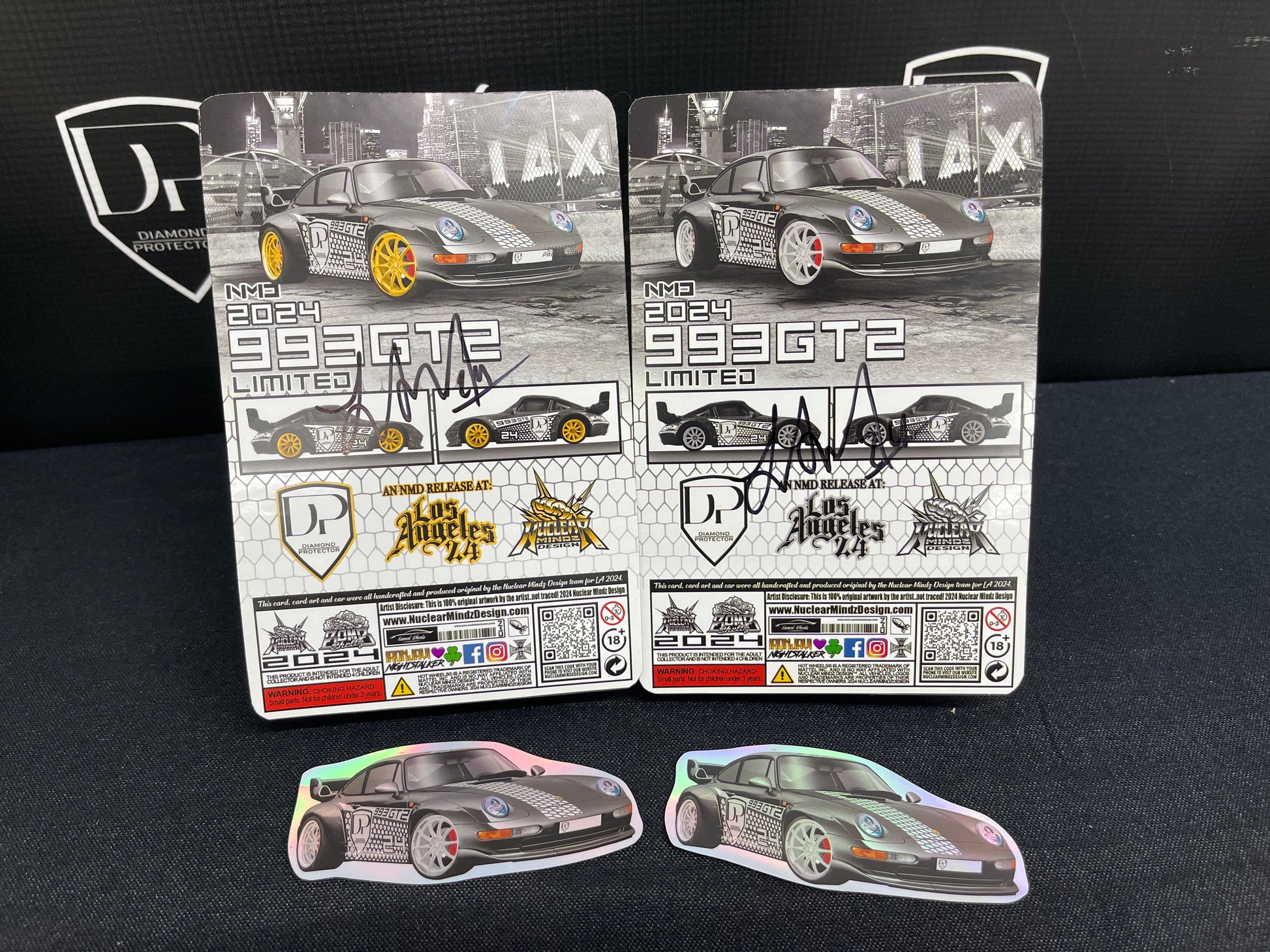 Diamond Protector x Nuclear Mindz Design – Hot Wheels Porsche 993 GT2 – LA Convention 2024 Exclusive - Premium  from Diamond Protector - Shop now at Diamond Protector