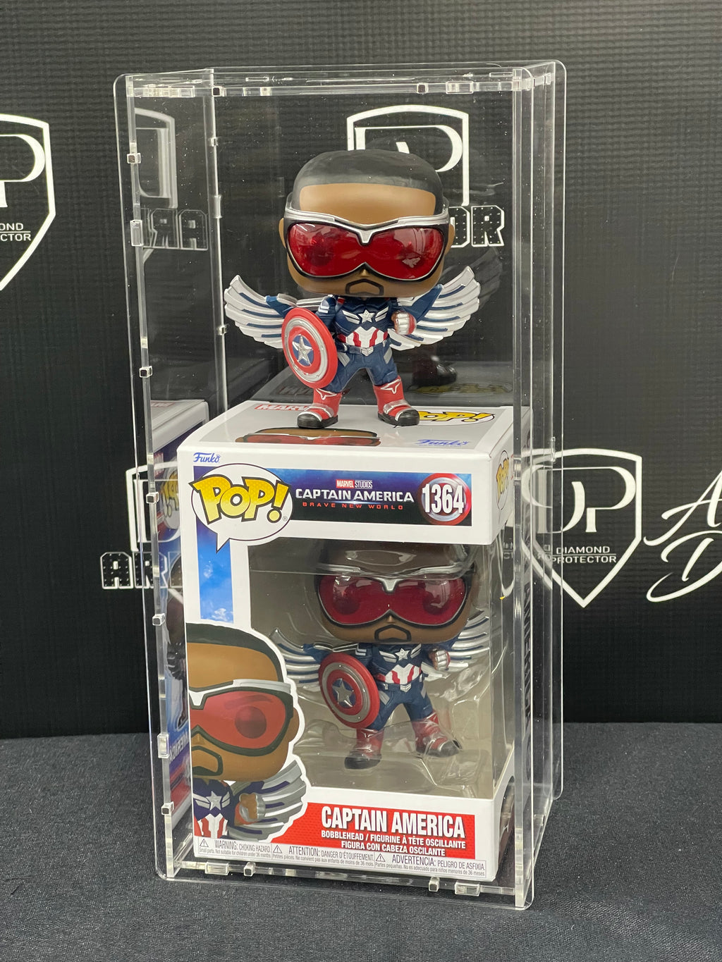 Small Diorama Acrylic Display (SD-1) - Premium  from Diamond Protector - Shop now at Diamond Protector