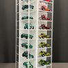 40-Car Spinning Acrylic Display - White Back - Premium  from Diamond Protector - Shop now at Diamond Protector