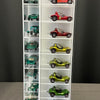 40-Car Spinning Acrylic Display - White Back - Premium  from Diamond Protector - Shop now at Diamond Protector