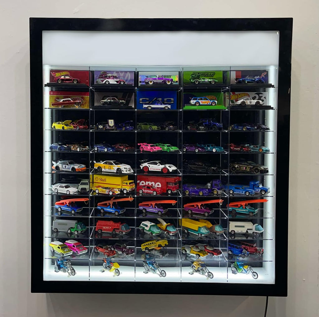 50 Car LED Wall Mount Display - Premium  from Diamond Protector - Shop now at Diamond Protector