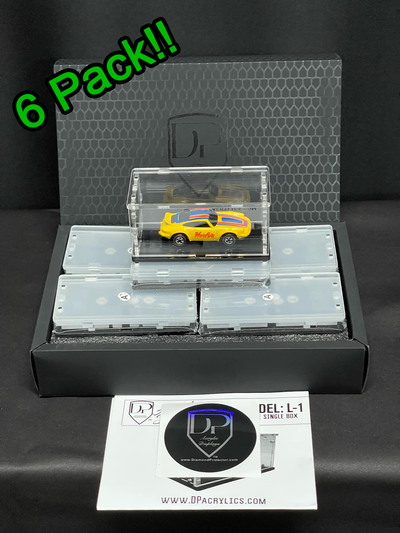 Single Loose Car 1:64 Acrylic Display 6-pack (L-1 Retailer Case) - Premium  from Diamond Protector - Shop now at Diamond Protector