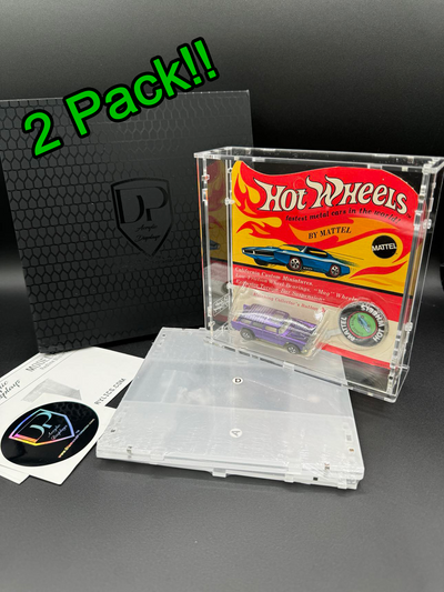 Hot Wheels Redline Blister Pack Acrylic Display 2 Pack (RBP-1) - Premium  from Diamond Protector - Shop now at Diamond Protector