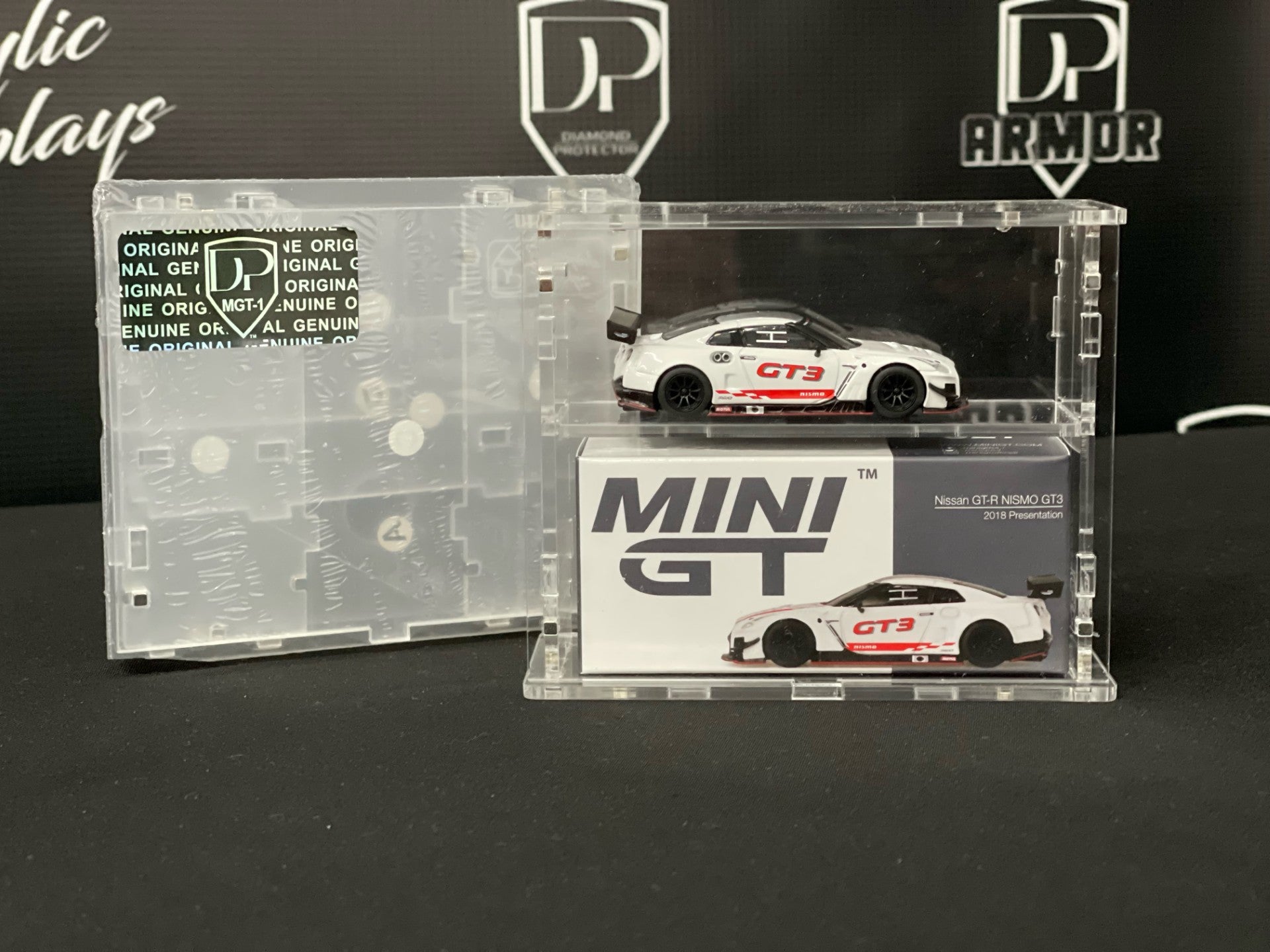 Mini GT 2-Tier Acrylic Display 2 Pack (MGT-1) - Premium  from Diamond Protector - Shop now at Diamond Protector