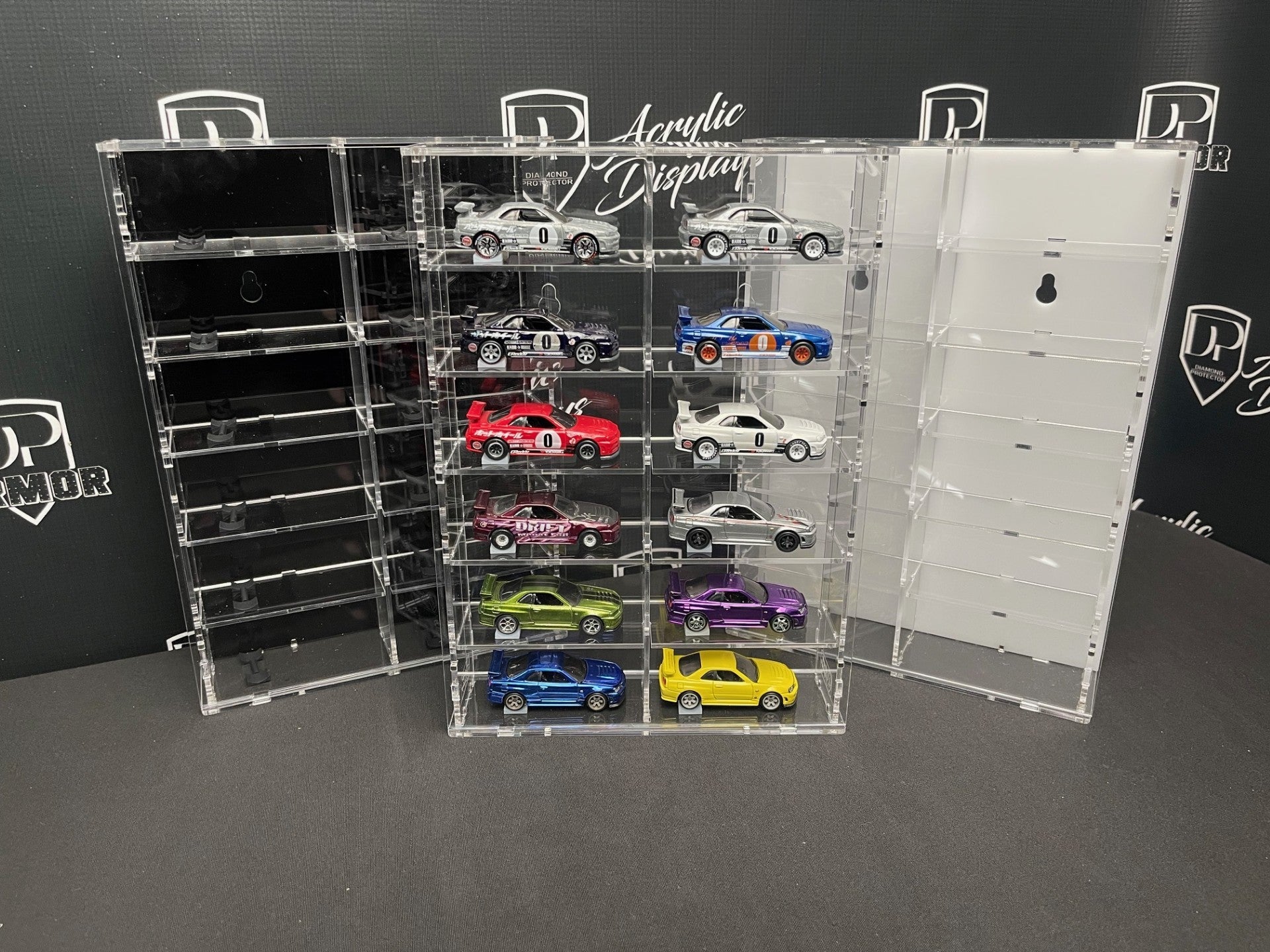 12-Car Acrylic Display (L-2*6) - Premium  from Diamond Protector - Shop now at Diamond Protector