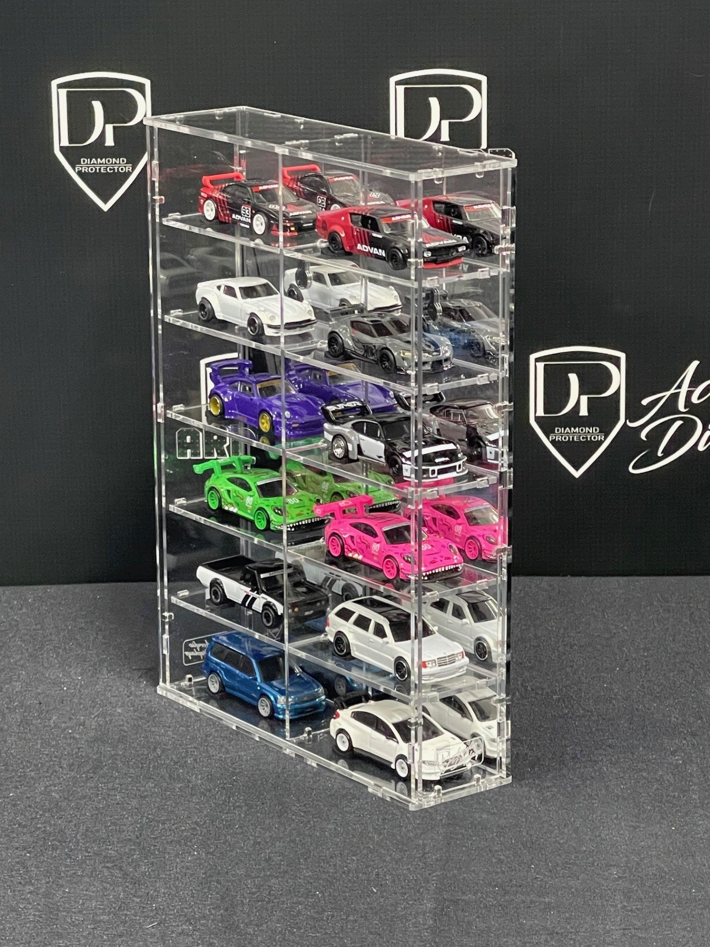 12-Car Acrylic Display (L-2*6) - Premium  from Diamond Protector - Shop now at Diamond Protector