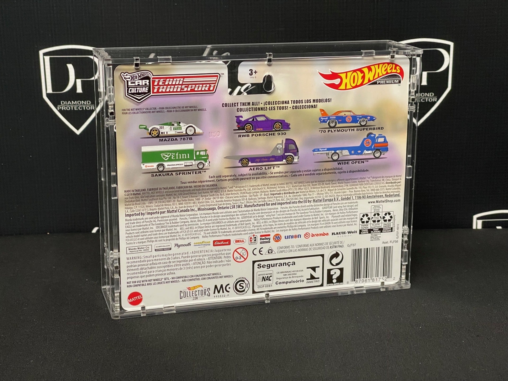 Hot Wheels Team Transport Acrylic Display (TT-1) - Premium  from Diamond Protector - Shop now at Diamond Protector